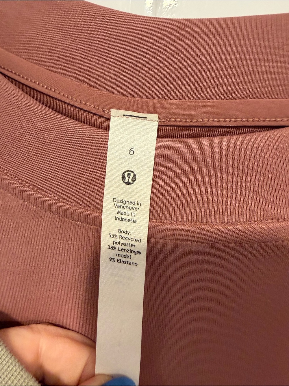 Pink lululemon cropped softstreme crewneck sweatshirt - Picture 2 of 4